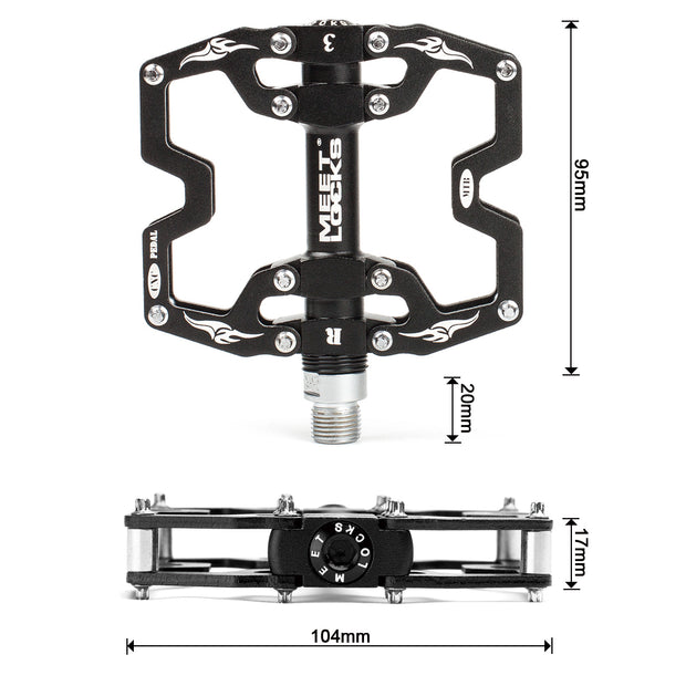 meetlocks pedal MEETLOCKS Bike Pedal MTB Platform CNC Aluminum Body 9/16 Alex – Meetlocks Brand Official License Store