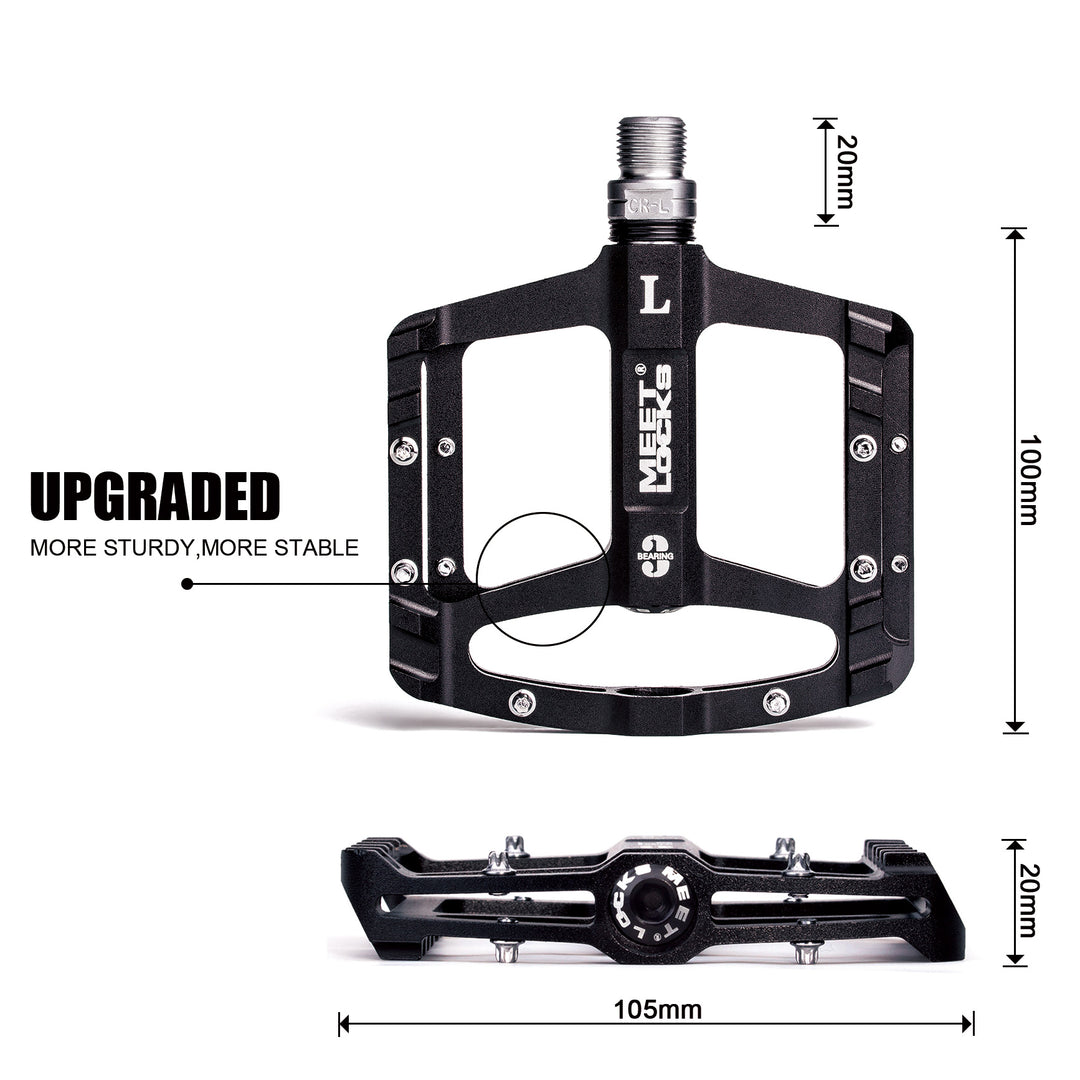 meetlocks bike pedal MEETLOCKS Sealed Bike Pedals CNC Aluminum Body for MTB BMX – Meetlocks  Brand Official License Store